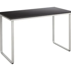 Office Desks*Safco ® 47" Steel Table Desk, Black/Silver (1943BLSL)