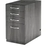 File Cabinets*Safco Aberdeen Credenza Pedestal, Pencil/Box/Box/File, 20"D, Gray Steel (APBBF20LGS)