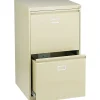 File Cabinets*Safco 2-Drawer Vertical File Cabinet, Sand, 24"D (5039)