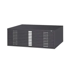 File Cabinets*Safco ® Graphic Arts 10-Drawer Steel Flat File For 30" x 42" Documents, Black