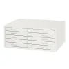 File Cabinets*Safco ® Graphic Arts 5-Drawer Steel Flat File For 24" x 36" Documents, White