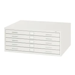 File Cabinets*Safco ® Graphic Arts 5-Drawer Steel Flat File For 24" x 36" Documents, White