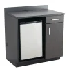 Storage Cabinets*Safco 36"H Modular Break Room Appliance Base Cabinet, Asian Night/Black (1705AN)