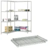 Shelving*Safco Industrial Extra 2-Shelf Metal Shelf, 36", Metallic Gray (5290GR)