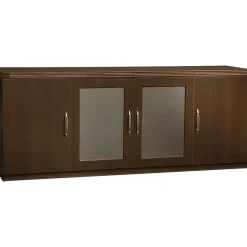 Storage Cabinets*Safco Low Wall Cabinet, Mocha, 29 1/2"H x 72"W x 18"D