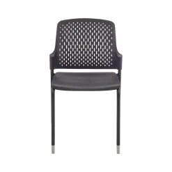 Folding & Stacking*Safco Next High-Impact Polypropylene Office Chair, Black, 4/Carton (4287BL)