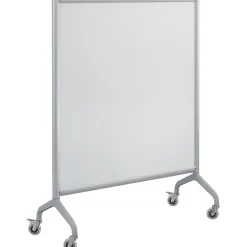 Dry Erase*Safco ® Rumba™ Whiteboard Collaboration Screen, 42" x 16" x 54", White/Gray (2015WBS)