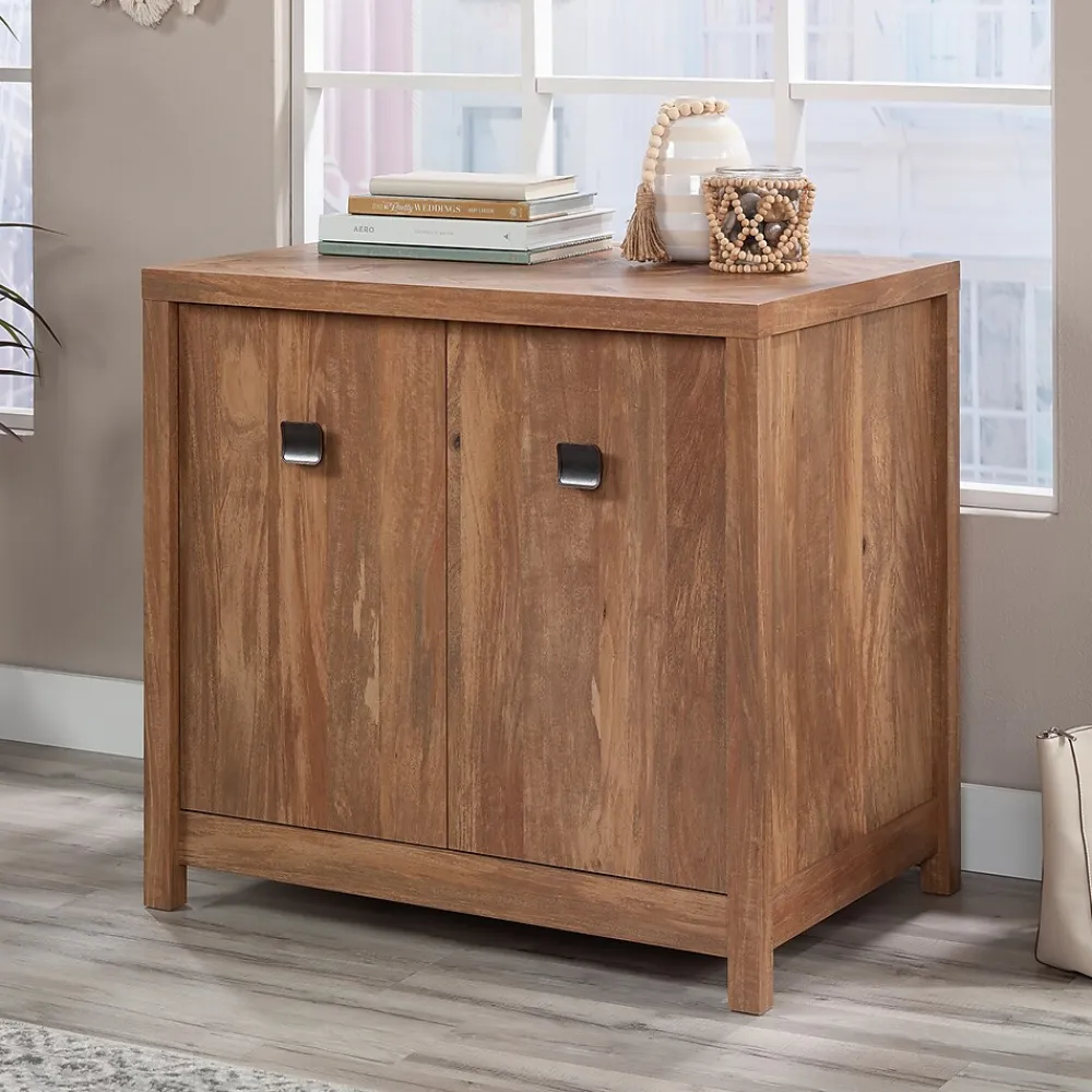 Storage Cabinets*Sauder Cannery Bridge 30" Storage Cabinet with 2 Shelves, Sindoori Mango (429515)