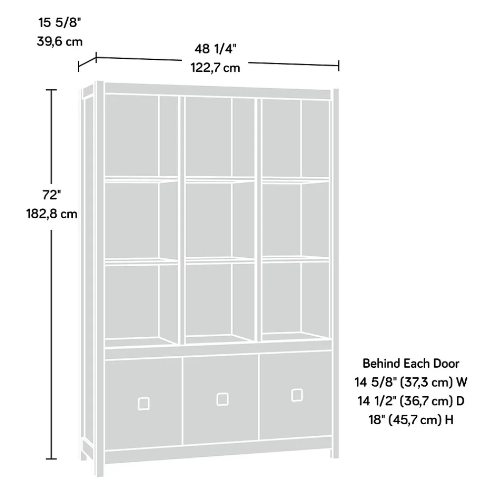 Bookcases*Sauder Cannery Bridge 72"H Bookcase, Mystic Oak (422868)