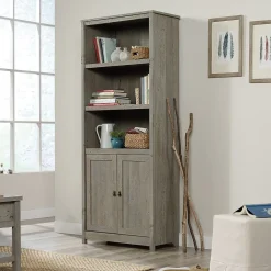 Bookcases*Sauder Cottage Road 71"H 5-Shelf Bookcase with Adjustable Shelves, Mystic Oak (422476)