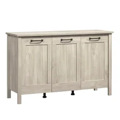 Storage Cabinets*Sauder Select 30"H Storage Cabinet with 4 Shelves, Chalk Oak (433932)