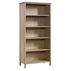 Bookcases*Sauder Whitaker Point 66"H 5-Shelf Bookcase, Natural Maple (429376)