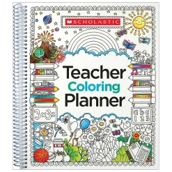 Grade Books*Scholastic Teacher Coloring Planner (SC-809292)