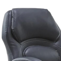 Office Chairs*Serta Back in Motion Bonded Leather Executive Chair, Smooth Black (43521OSS)