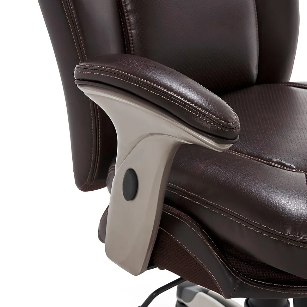 Office Chairs*Serta Back in Motion Bonded Leather Executive Office Chair, Frye Chocolate (44187)