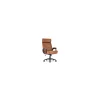 Office Chairs*Serta Comfort Ergonomic Bonded Leather Swivel Executive Chair, Cognac (CHR10130D)