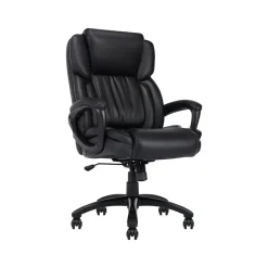 Ergonomic Chairs*Serta Garret Ergonomic Bonded Leather Swivel Executive Chair, (43520E) Space Black