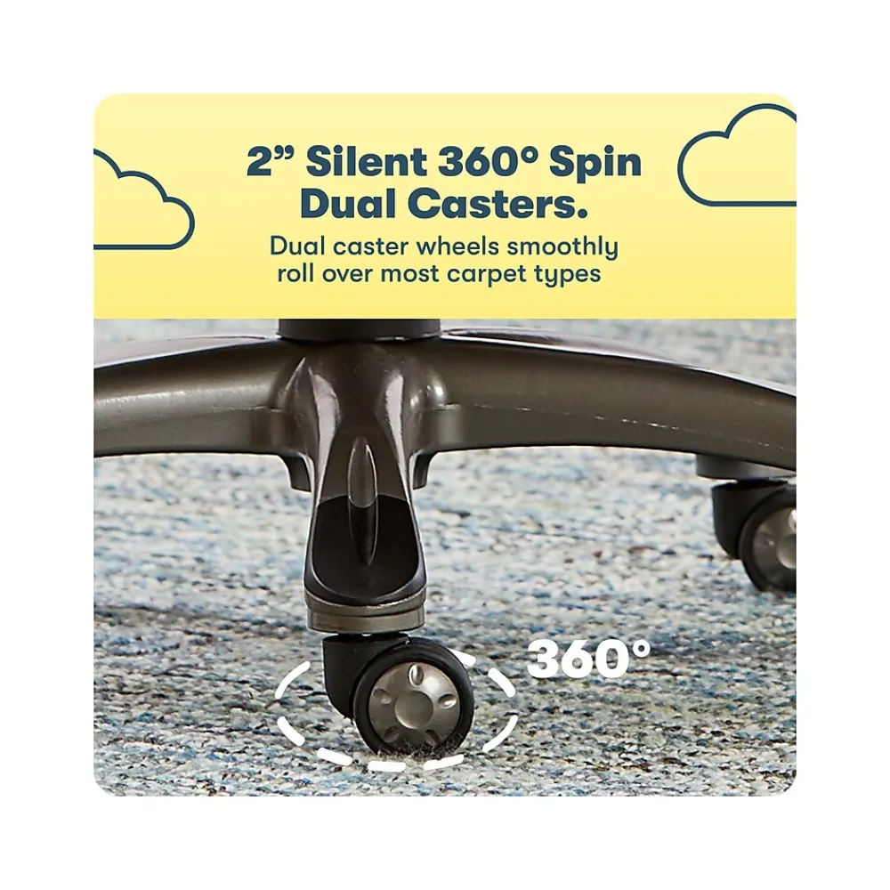 Ergonomic Chairs*Serta Garret Ergonomic Bonded Leather Swivel Executive Chair, (43520E) Space Black