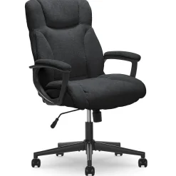 Ergonomic Chairs*Serta Hannah II Fabric Executive Chair, (43672F) Black