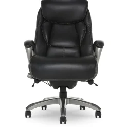 Office Chairs*Serta Launtner Bonded Leather Executive Office Chair with Smart Layers Technology, Opportunity Gray/Black (44942A)
