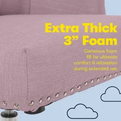 Office Chairs*Serta Style Leighton Fabric Swivel Home Office Chair, Lilac (47925D)