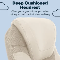 Office Chairs*Serta Works Bryce Ergonomic Bonded Leather Swivel Executive Chair, (43807B) Cream