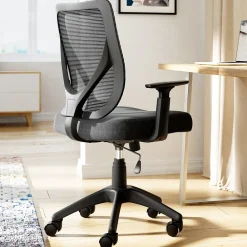 Office Chairs*Serta Works Mesh Back Polyester Computer and Desk Chair, Black (CHR10021A)