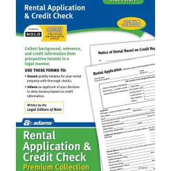 Business Forms*Socrates Carbonless Rental / Credit Applications, 8.5'' x 11'', 4 Sets/Book (LF213P)