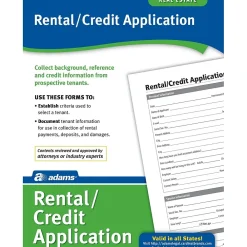 Business Forms*Socrates Carbonless Rental / Credit Applications, 8.5'' x 11'', 4 Sets/Book (LF213P)