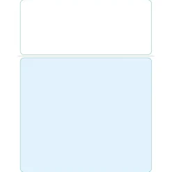 Business Forms*Medical Arts Press Solid Color Laser Statements, Style D, without Credit Card Information, Blue