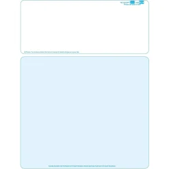 Business Forms*Medical Arts Press Solid Color Laser Statements, Style B, with Credit Card Information, Teal