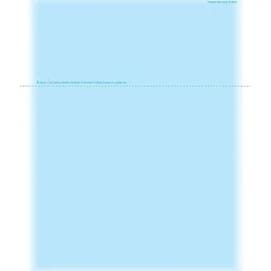 Business Forms*Medical Arts Press Solid Color Laser Statements, Style C, with Credit Card Information, Blue