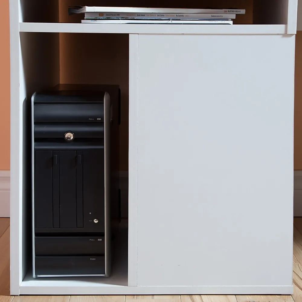 Computer Desks*South Shore Annexe 48"W Home Office Computer Desk, (9053070) Pure White