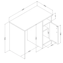 Computer Desks*South Shore Axess 34