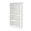 Bookcases*South Shore Gascony Standard 4-Shelf Bookcase, Pure White (7360767)