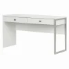 Computer Desks*South Shore Interface Desk with 2 Drawers, White (10536)