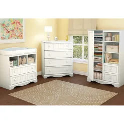 Storage Cabinets*South Shore Savannah Armoire, (3580038) Pure White