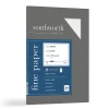 Resume Paper*Southworth 25% Cotton Business Paper, 8.5" x 11", 24 lb. Linen Finish, White, 100 Sheets/Pack (P554CK)