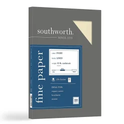 Resume Paper*Southworth 8.5" x 11" Business Paper, 65 lbs., 100 Brightness, 100/Box (Z560CK)