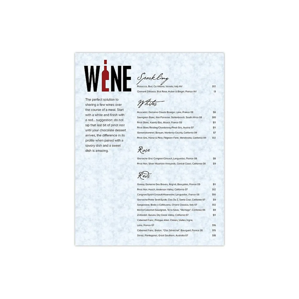 Resume Paper*Southworth 8.5" x 11" Specialty Paper, 24 lbs., 100 Brightness, 500/Box (964C)