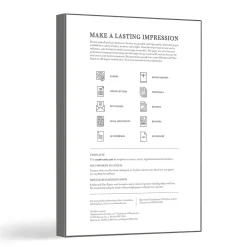 Multipurpose Paper*Southworth Linen Resume 100% Recycled 8.5" x 11" Multipurpose Paper, 32 Lbs., 100 Brightness (RD18BCFLN)