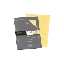 Multipurpose Paper*Southworth Parchment Specialty 8.5" x 11" Multipurpose Paper, 24 lbs., Gold, 100/Box (P994CK)