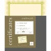 Awards & Certificates*Southworth Premium Spiro Design Certificates, 8.5" x 11", Ivory/Gold, 15/Pack (CTP2V)