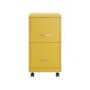 File Cabinets*Space Solutions SOHO Smart File 2-Drawer Mobile Vertical File Cabinet, Letter Size, Lockable, Goldfinch (25276)