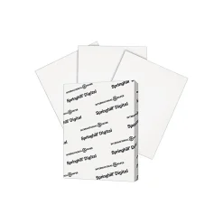 Card Stock*Springhill Digital 90 lb. Paper, 8.5" x 11", White, 250 Sheets/Pack (015101)