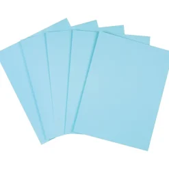 Card Stock*Staples 67 lb. Cardstock Paper, 8.5" x 11", , 250 Sheets/Pack (82992) Blue