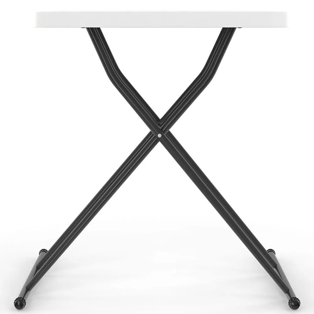 Folding Tables*Staples ® 25.5" x 17.8" Heavy Duty Folding Table, White (79143)