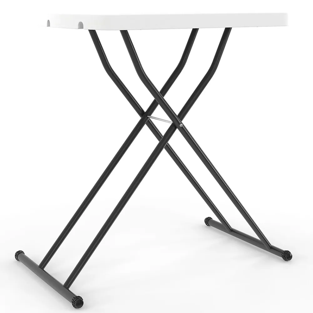 Folding Tables*Staples ® 25.5" x 17.8" Heavy Duty Folding Table, White (79143)