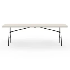 Folding Tables*Staples 8' x 30" Heavy Duty Plastic Folding Table, White (79233/54273)