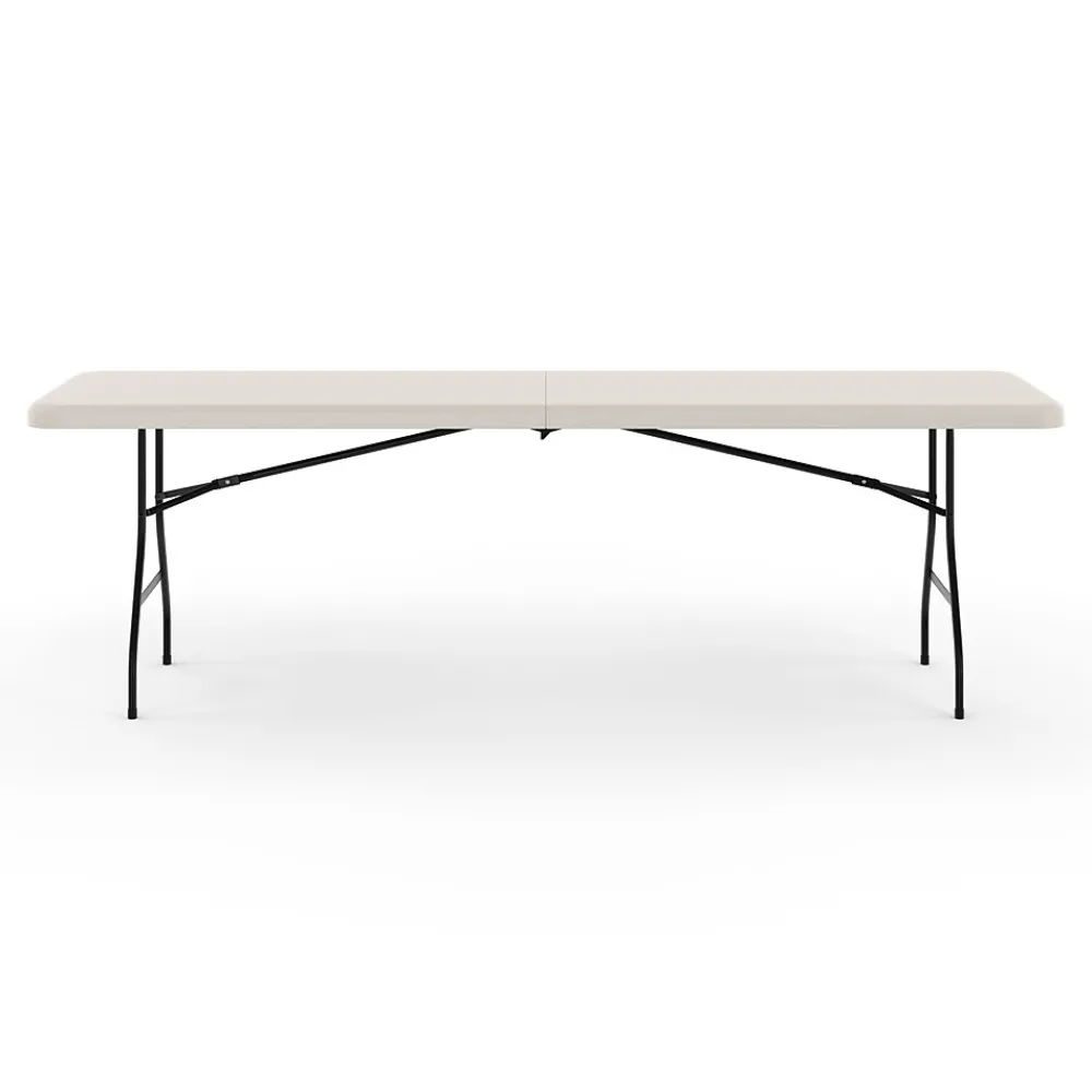 Folding Tables*Staples 8' x 30" Heavy Duty Plastic Folding Table, White (79233/54273)